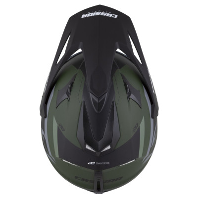 Enduro přilba Tour 2.0 X-tra, CASSIDA (zelená matná/šedá/černá, plexi s přípravou pro Pinlock) 2025