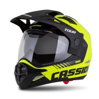Enduro přilba Tour 2.0 Dual, CASSIDA (žlutá fluo/černá/černý matný kšilt, plexi s přípravou pro Pinlock) 2025