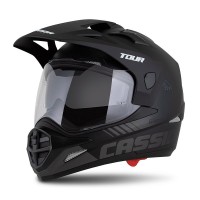 Enduro přilba Tour 2.0 Dual, CASSIDA (černá matná/šedá, plexi s přípravou pro Pinlock) 2025
