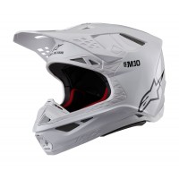 přilba SUPERTECH S-M10 SOLID, ALPINESTARS (bílá) 2025
