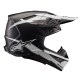 přilba SUPERTECH S-M10 AMPRESS, ALPINESTARS (černá matná/bílá) 2025
