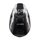 přilba SUPERTECH S-M10 AMPRESS, ALPINESTARS (černá matná/bílá) 2025