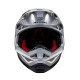 přilba SUPERTECH S-M10 FLOOD, ALPINESTARS (stříbrná/černá matná/oranžová fluo) 2025