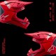 přilba SUPERTECH S-M10 FLOOD, ALPINESTARS (červená fluo/červená matná) 2025