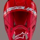 přilba SUPERTECH S-M10 FLOOD, ALPINESTARS (červená fluo/červená matná) 2025