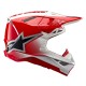 přilba SUPERTECH S-M10 UNITE, ALPINESTARS (červená/bílá) 2025