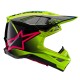 přilba SUPERTECH S-M10 UNITE, ALPINESTARS (žlutá fluo/černá/růžová) 2025