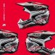 přilba S-M5 ACTION 2, ALPINESTARS (černá/bílá/červená fluo) 2025