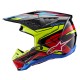přilba S-M5 ACTION 2, ALPINESTARS (žlutá fluo/červená fluo) 2025