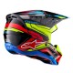 přilba S-M5 ACTION 2, ALPINESTARS (žlutá fluo/červená fluo) 2025
