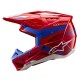 přilba S-M5 ACTION 2, ALPINESTARS (červená fluo/modrá) 2025