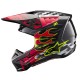 přilba S-M5 RASH, ALPINESTARS (tmavě šedá/červená fluo) 2025