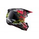 přilba S-M5 RASH, ALPINESTARS (tmavě šedá/červená fluo) 2025