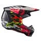 přilba S-M5 RASH, ALPINESTARS (tmavě šedá/červená fluo) 2025