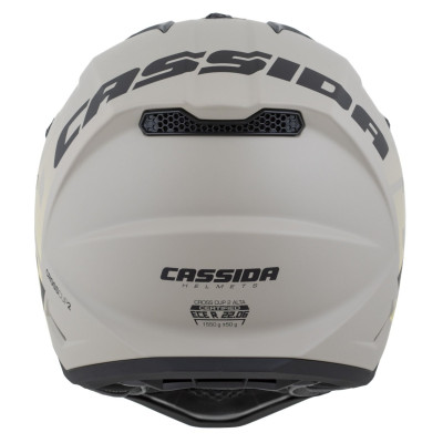 Motokrosová přilba Cross Cup 2 Alta, CASSIDA (písková matná/šedá) 2025