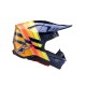 přilba SUPERTECH S-M10 edice TROY LEE DESIGNS, ALPINESTARS (modrá perleť/oranžová fluo/žlutá/červená) 2025
