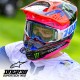 přilba SUPERTECH S-M10 edice HAIDEN DEEGAN, ALPINESTARS (oranžová fluo/fialová/růžová/zelená) 2025