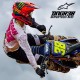 přilba SUPERTECH S-M10 edice HAIDEN DEEGAN, ALPINESTARS (oranžová fluo/fialová/růžová/zelená) 2025