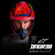 přilba SUPERTECH S-M10 edice HAIDEN DEEGAN, ALPINESTARS (oranžová fluo/fialová/růžová/zelená) 2025