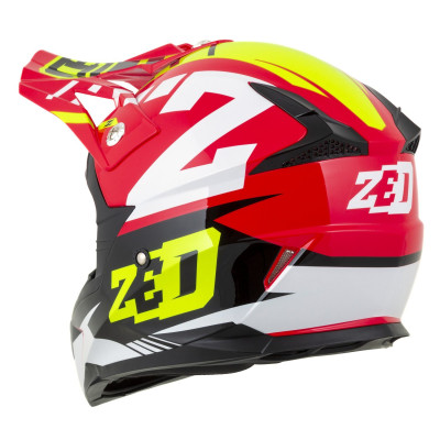přilba X1.9 TARGA, ZED (červená/žlutá fluo/černá/bílá) 2025