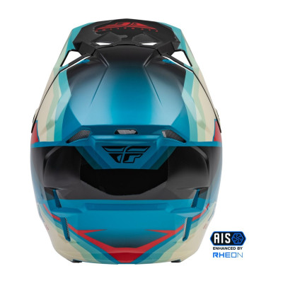 přilba FORMULA CP, FLY RACING - USA (černá/šedá/tyrkysová)