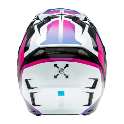 přilba FORMULA CP, FLY RACING - USA (bílá/černá/fialová)
