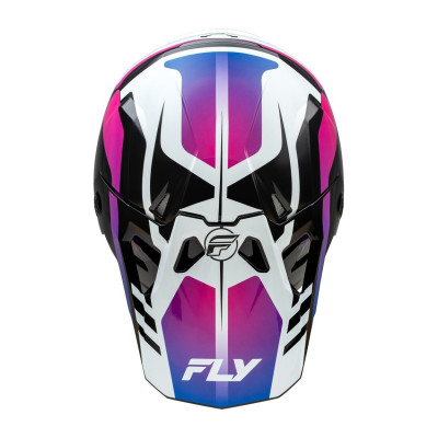 přilba FORMULA CP, FLY RACING - USA (bílá/černá/fialová)