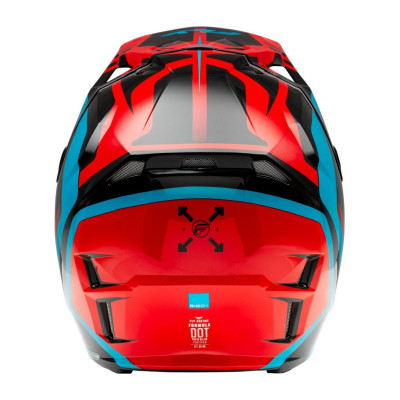 přilba FORMULA CP, FLY RACING - USA (červená/černá/modrá)