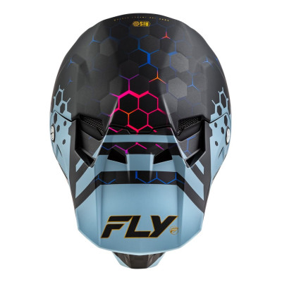 přilba FORMULA CC TEKTONIC, FLY RACING (černá/šedá)