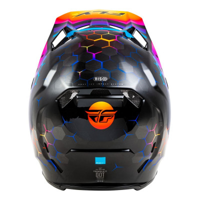 přilba FORMULA CC TEKTONIC, FLY RACING (černá/žlutá/růžová)