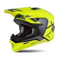 Motokrosová přilba Cross Cup 2 Napa, CASSIDA (žlutá fluo/černá/šedá perleť) 2025