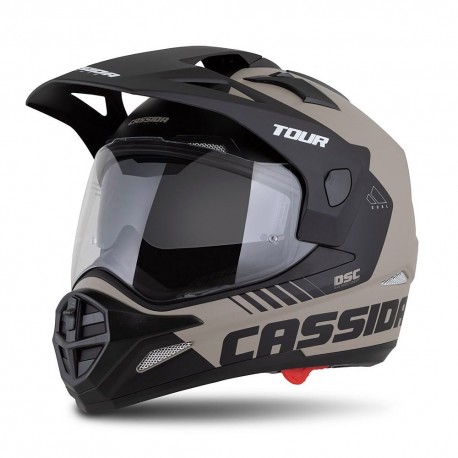 Enduro přilba Tour 2.0 Dual, CASSIDA (písková matná/černá, plexi s přípravou pro Pinlock) 2025