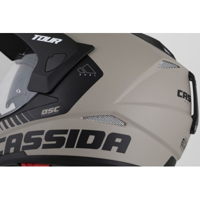 Enduro přilba Tour 2.0 Dual, CASSIDA (písková matná/černá, plexi s přípravou pro Pinlock) 2025