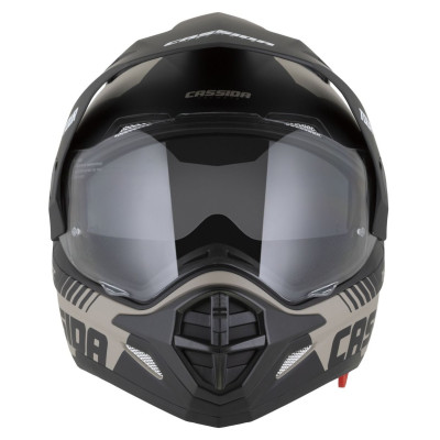 Enduro přilba Tour 2.0 Dual, CASSIDA (písková matná/černá, plexi s přípravou pro Pinlock) 2025