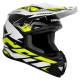 Motokrosová přilba Cross Cup Two, CASSIDA (bílá/žlutá fluo/černá/šedá)