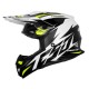 Motokrosová přilba Cross Cup Two, CASSIDA (bílá/žlutá fluo/černá/šedá)