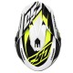 Motokrosová přilba Cross Cup Two, CASSIDA (bílá/žlutá fluo/černá/šedá)