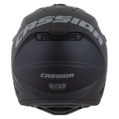 Motokrosová přilba Cross Cup 2 Alta Junior, CASSIDA, dětská (černá matná/tmavě šedá) 2025