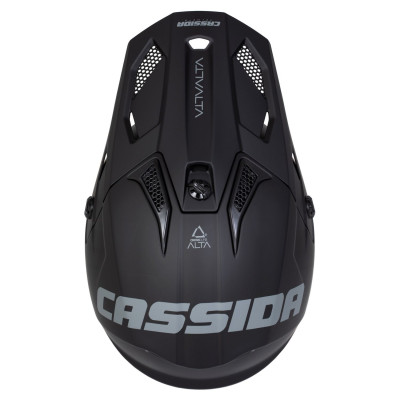 Motokrosová přilba Cross Cup 2 Alta Junior, CASSIDA, dětská (černá matná/tmavě šedá) 2025