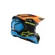 přilba S-M3 FRAY, ALPINESTARS, dětská (černá/oranžová fluo/žlutá fluo/tyrkysová) 2025