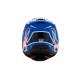přilba S-M3 WURX, ALPINESTARS, dětská (modrá/červená/bílá/černá) 2025