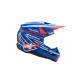 přilba S-M3 WURX, ALPINESTARS, dětská (modrá/červená/bílá/černá) 2025