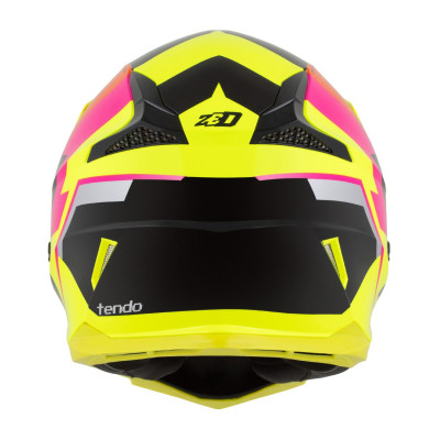 přilba X1.9D TENDO, ZED, dětská (žlutá fluo/růžová/oranžová/černá) 2025
