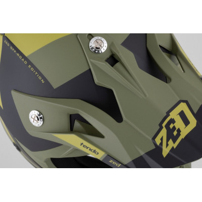 přilba X1.9D TENDO, ZED, dětská (tmavě zelená/světle zelená) 2025
