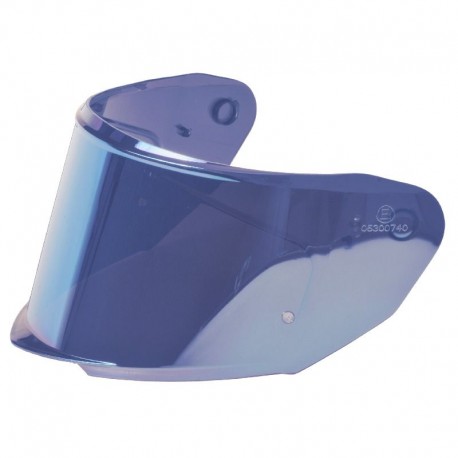 plexi pro přilby Integral GT 2.0/2.1 s přípravou pro Pinlock, CASSIDA (modré chromové)