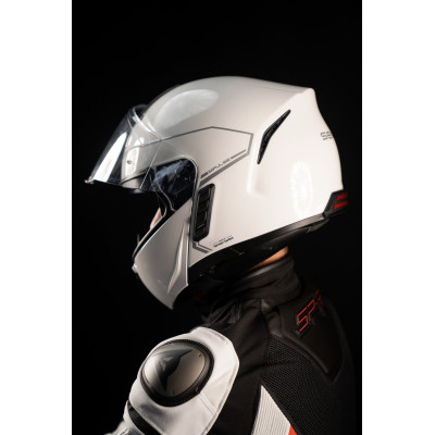 přilba s Mesh headsetem Impulse, SENA (lesklá bílá)