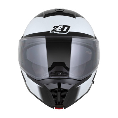 přilba F19, ZED (černá/bílá/šedá) 2025