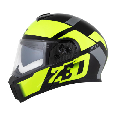 přilba F19, ZED (černá/žlutá fluo) 2025