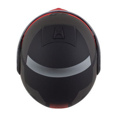 přilba F19, ZED (černá matná/červená fluo/šedá) 2025