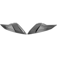 čelní kryty vrchní ventilace pro přilby Jet Tech, CASSIDA (černé matné, pár)